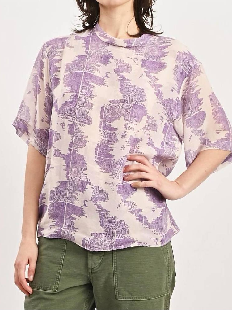 Rachel Comey Pisano Silk Top Lilac 6